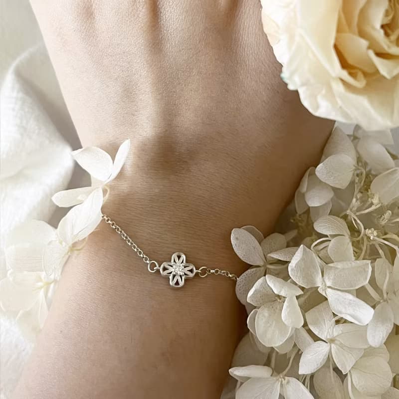 幸運草手鍊 925銀