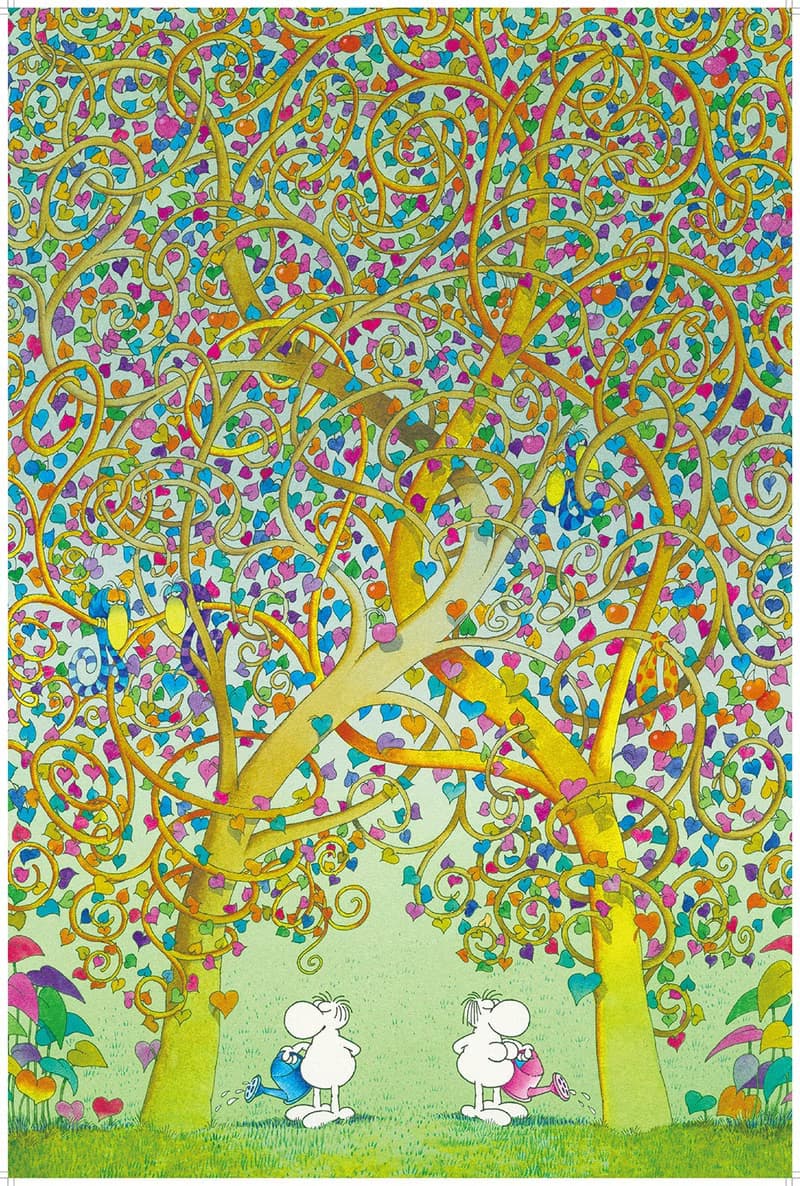 最好的情人節禮物--1000片拼圖--愛心樹