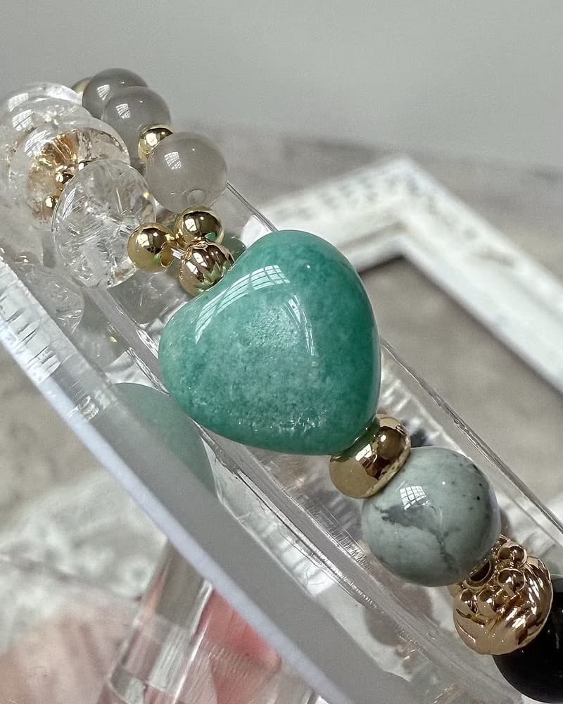 薄荷青檸奶凍 / 天河石 綠東陵 銀月光 綠草莓 灰藍兔毛 阿拉善