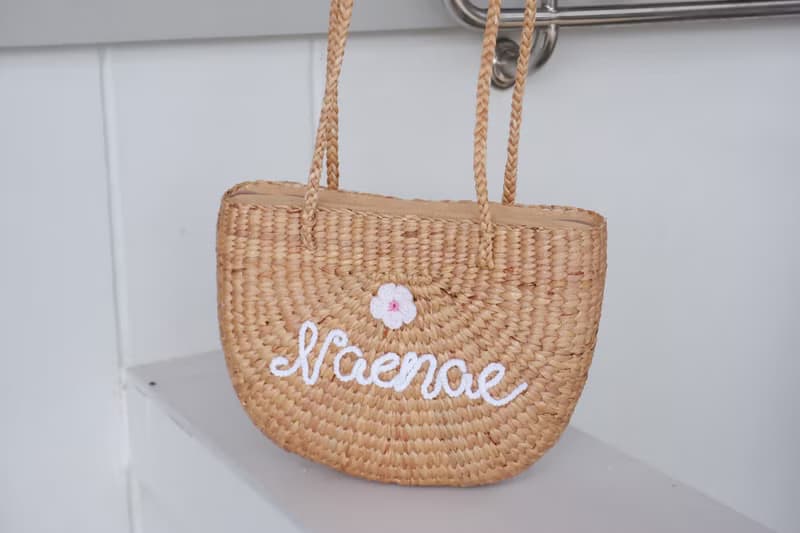 Woven bags, handmade bags, water hyacinth bags, name bags