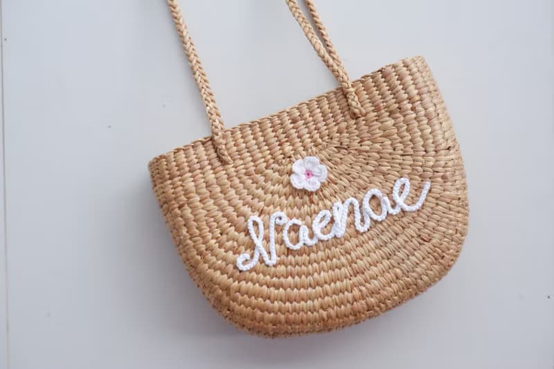 Woven bags, handmade bags, water hyacinth bags, name bags