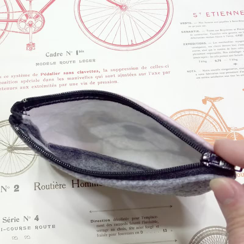 薩摩耶_不織布零錢包