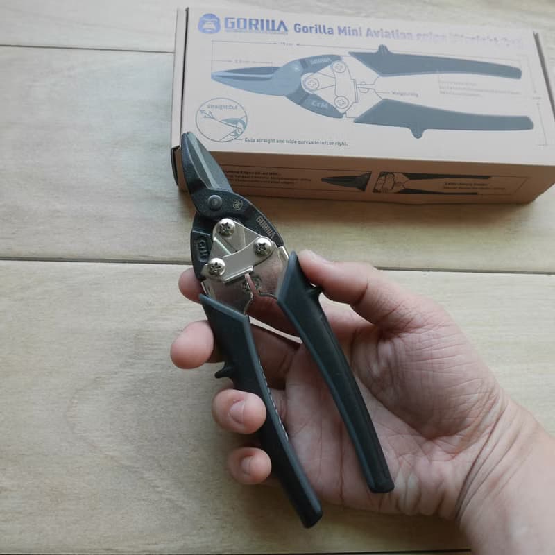 【Gorilla】超省力小型鐵皮剪刀 直剪 台灣製造精品