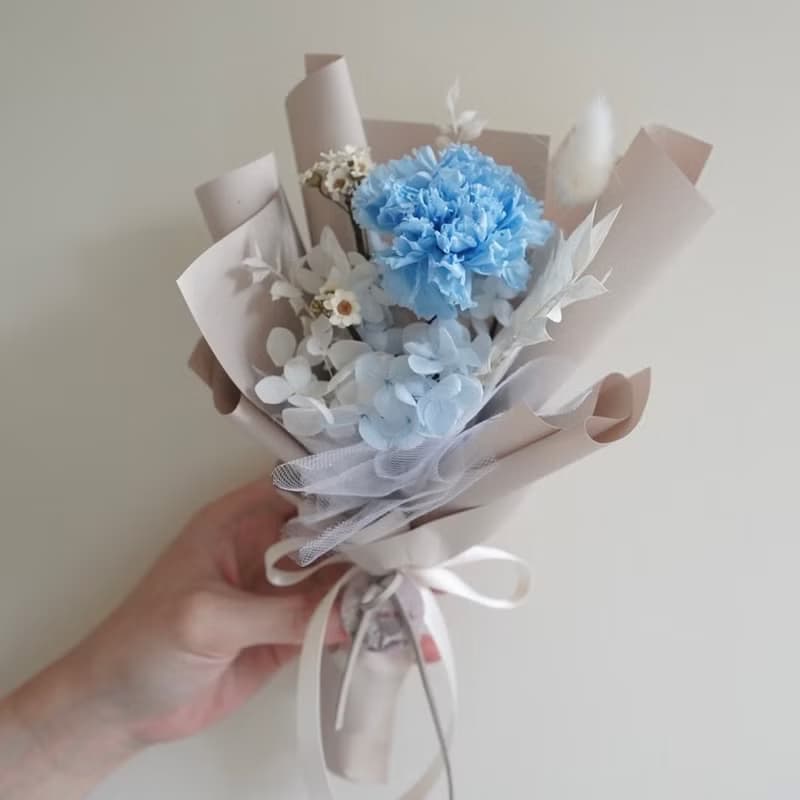 康乃馨永生單朵花束 7色系