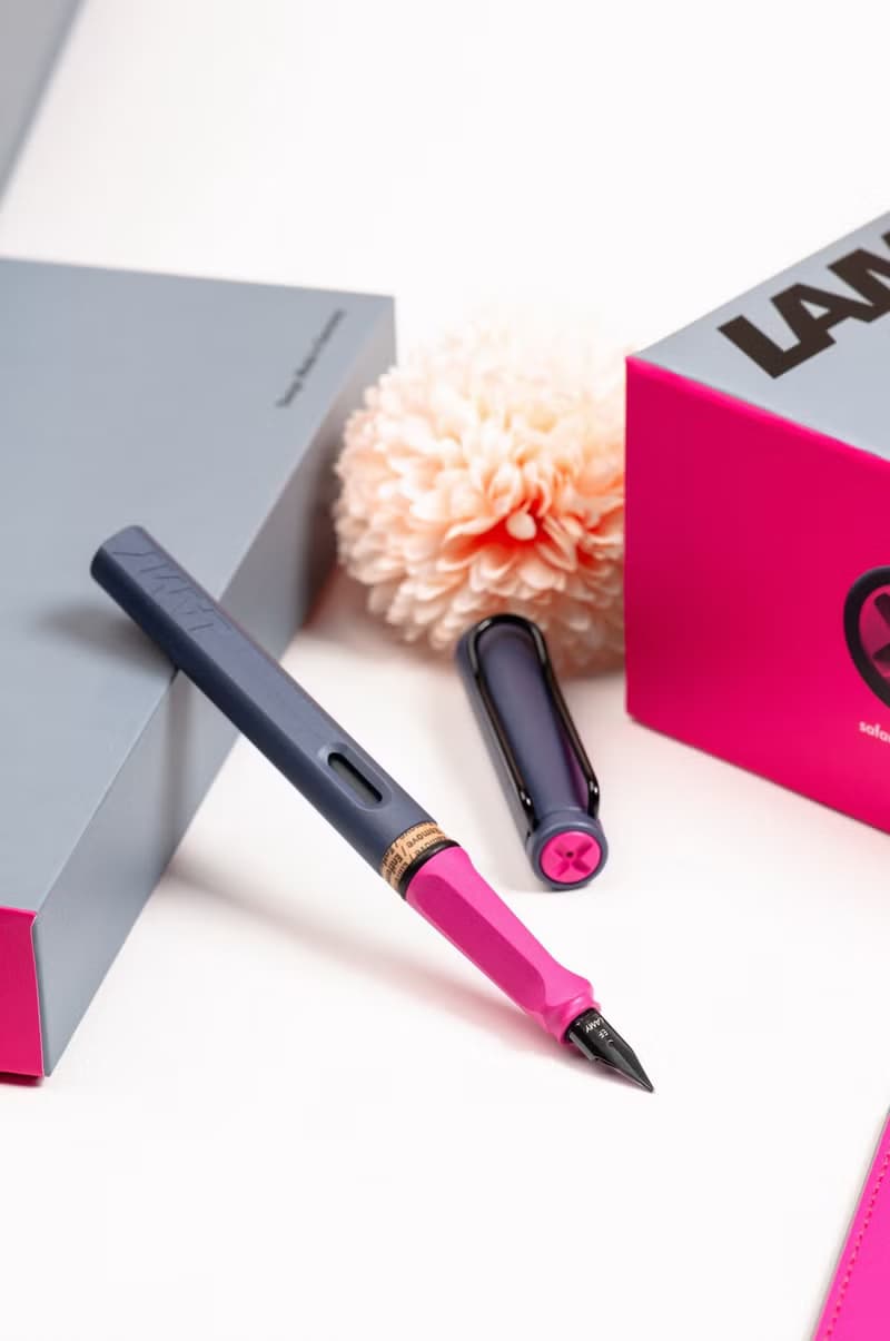 【雷雕刻字】LAMY 鋼筆 限量版墨水禮盒/ SAFARI 2024 - 懸岩粉紅
