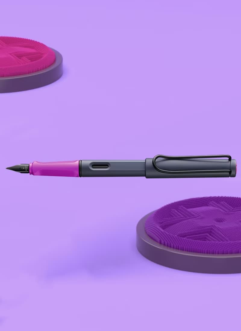 【雷雕刻字】LAMY 鋼筆 限量版墨水禮盒/ SAFARI 2024 - 懸岩粉紅