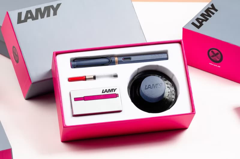 【雷雕刻字】LAMY 鋼筆 限量版墨水禮盒/ SAFARI 2024 - 懸岩粉紅