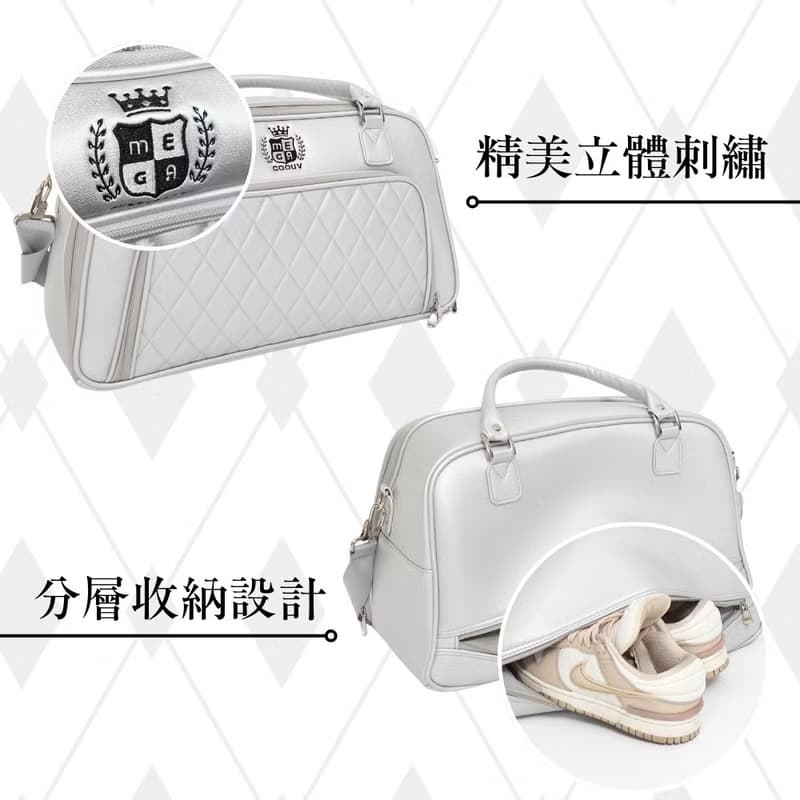 【MEGA GOLF】皇家格紋珠光衣物袋