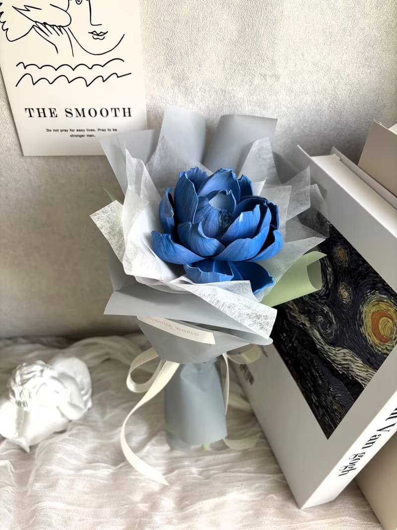 單支乾燥牡丹花束(S)