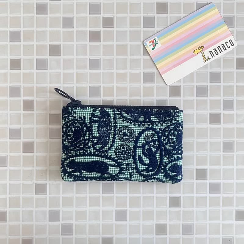 mina perhonen  jungle relief　ミニポーチ　零錢包　カード入れ