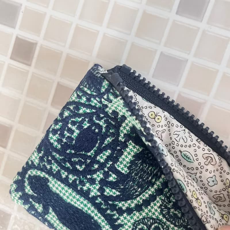 mina perhonen  jungle relief　ミニポーチ　零錢包　カード入れ