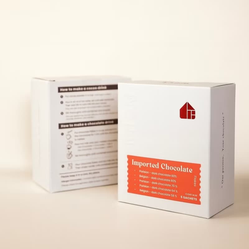 Imported chocolate flakes (boxset 5 sachets)