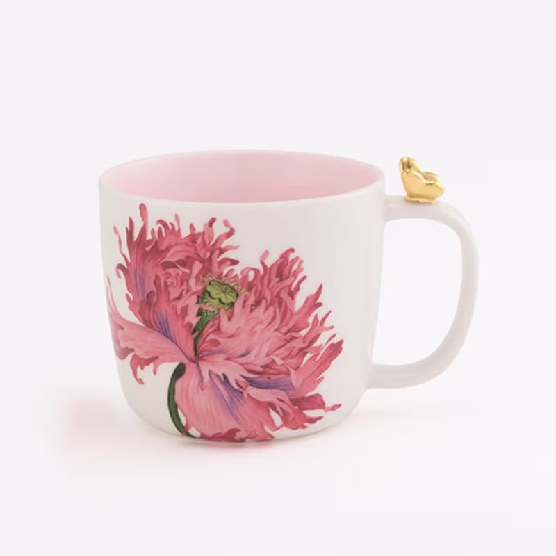 郎世寧花卉-馥郁馬克單杯