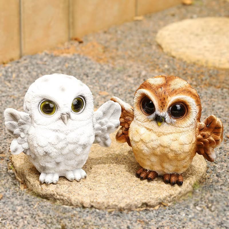 デバリエ mo05 フクロウの置物 梟 レジン製 ギフト 誕生日プレゼント 最適なプレゼント