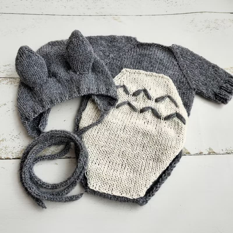 Troll newborn Outfit / Newborn photo props.
