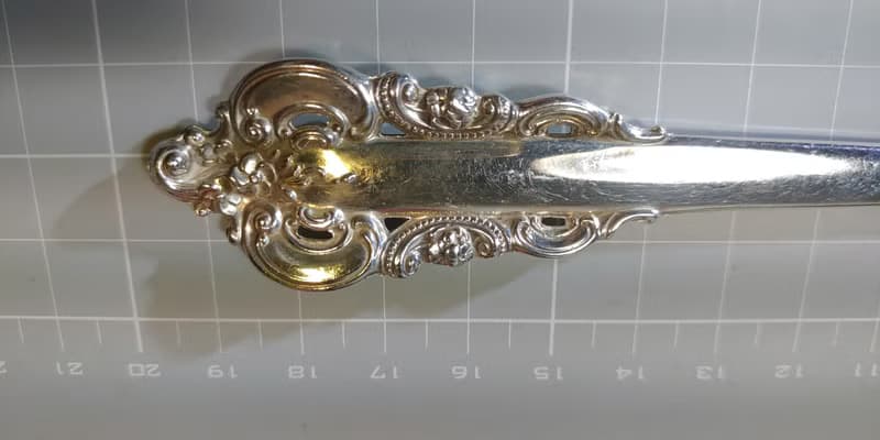 極美1941年美國製R.Wallace純銀餐叉