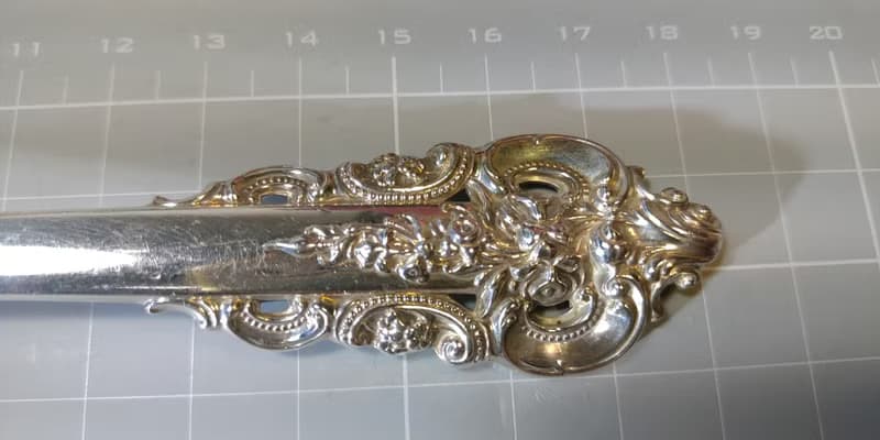 極美1941年美國製R.Wallace純銀餐叉