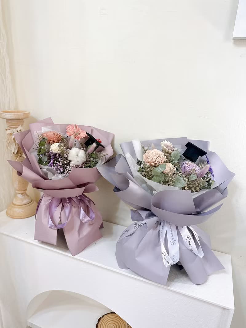 畢業花束 畢業花禮  乾燥花束 快速出貨 畢業禮物