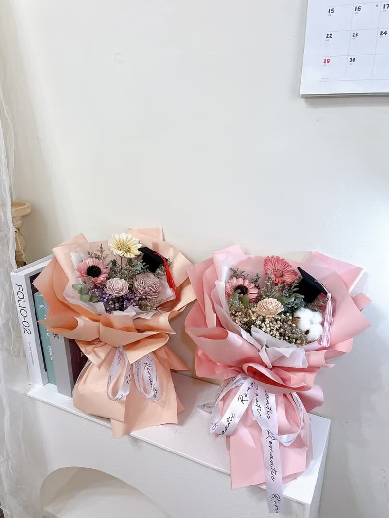 畢業花束 畢業花禮  乾燥花束 快速出貨 畢業禮物