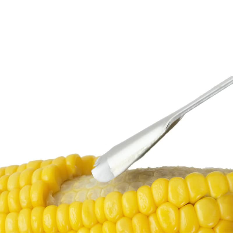 【YOSHIKAWA吉川】日本EATOCO不鏽鋼Poro玉米粒刮刀器 AS0051