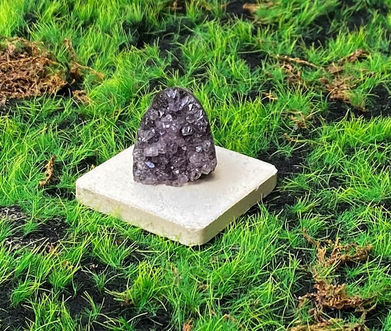 能量擺飾-天然可愛夢幻紫晶鎮 紫水晶 財運水晶 增智慧 快速出貨