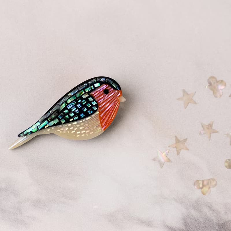 Little Bird, Mother-of-pearl Brooch