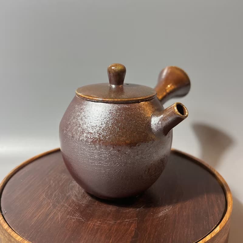 柴燒傳統古樸側把茶壺 / 柴燒茶具  / 小平凡手作