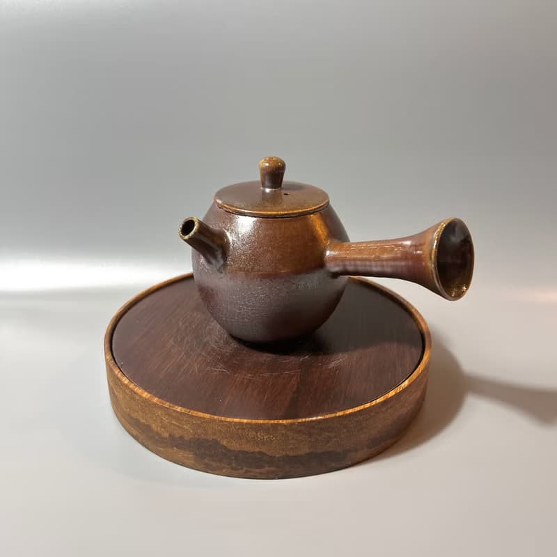 柴燒傳統古樸側把茶壺 / 柴燒茶具  / 小平凡手作