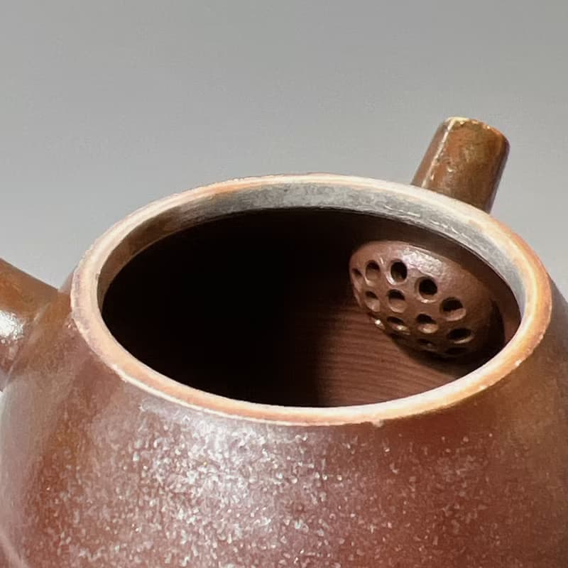柴燒傳統古樸側把茶壺 / 柴燒茶具  / 小平凡手作