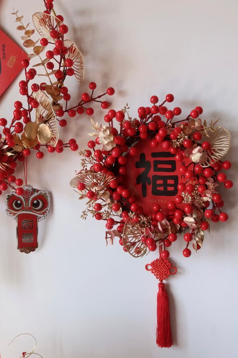 迎春接福-新年花圈 送禮首選