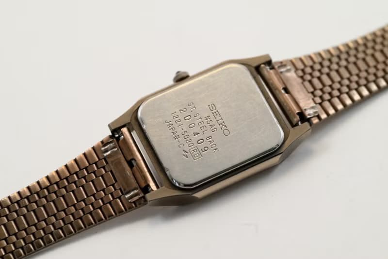 SEIKO EXCELINE 女性用腕時計 QUARTZ 19.5mm Tank Shape NSAG Case Ref.1221-5020 手錶 古董錶