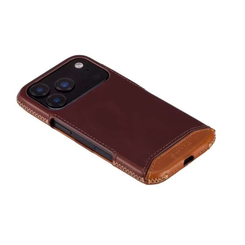 iPhone 17 Pro 經典系列-磁吸手機皮套-巧克力