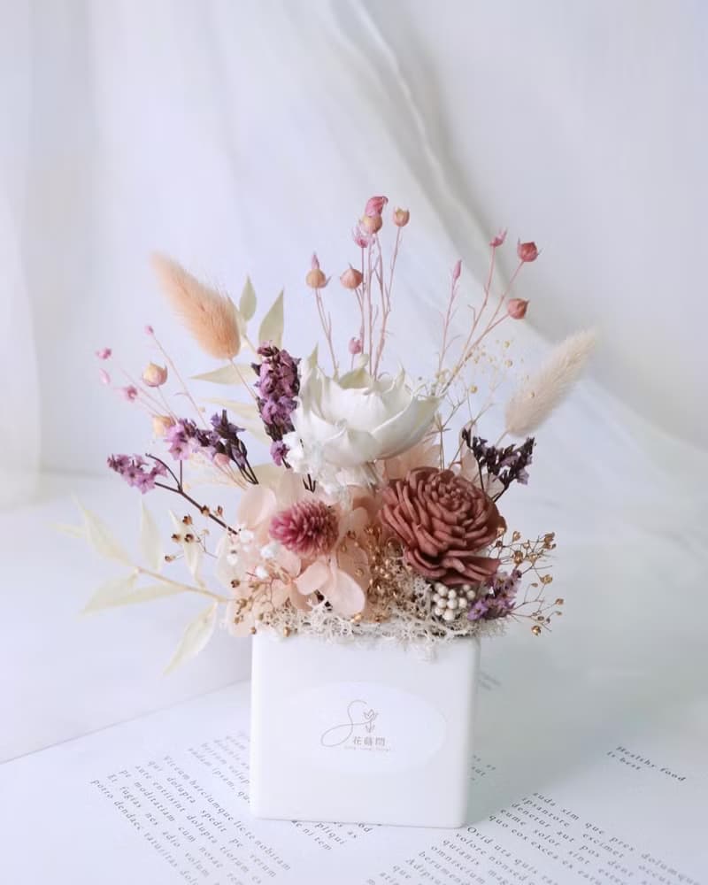 sᴏᴍᴇ ᴛɪᴍᴇ 擴香乾燥花盆  居家擺設 開幕花禮 生日禮物