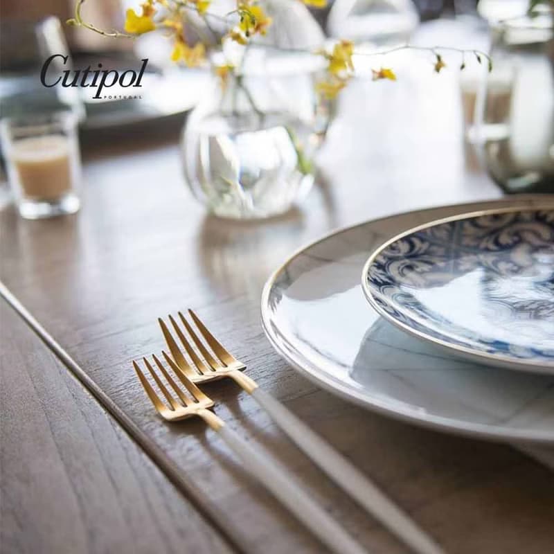 葡萄牙 Cutipol  GOA 蒂芬妮銀  12CM迷你水果叉四件組