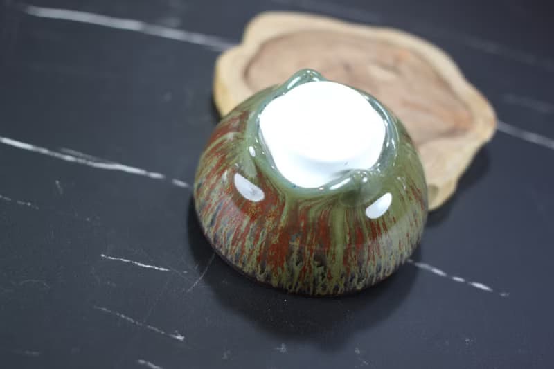 【送禮好物】森林 天目釉淚 圓滿茶杯 鶯歌陶藝名家葉敏祥作品
