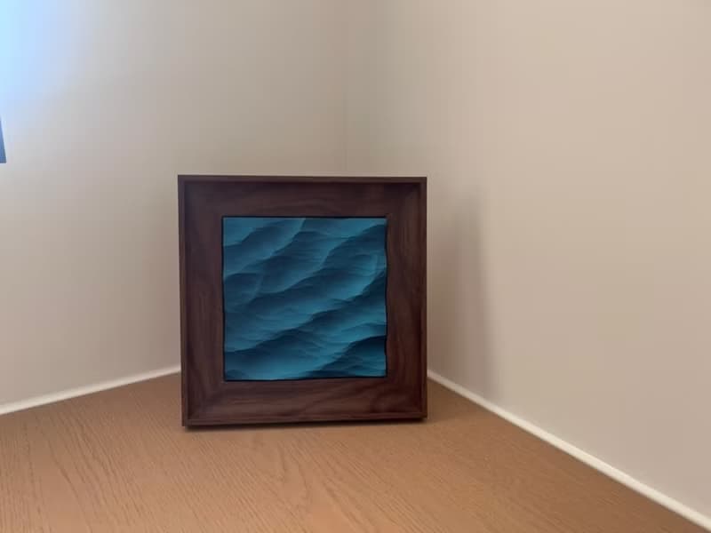 石膏海浪 浪漫裝飾畫 手工擺件 喬遷/生日禮物