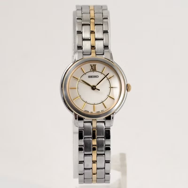 SEIKO 女性用腕時計クォーツ 2320-5200 1983年 コンビカラーベルト  手錶 古董錶 復古手錶