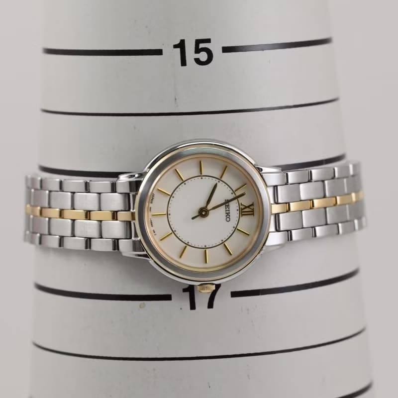 SEIKO 女性用腕時計クォーツ 2320-5200 1983年 コンビカラーベルト  手錶 古董錶 復古手錶