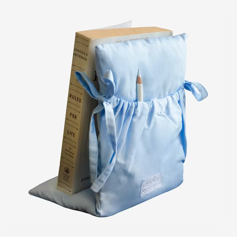 fabric bookend blue (book lover edition)