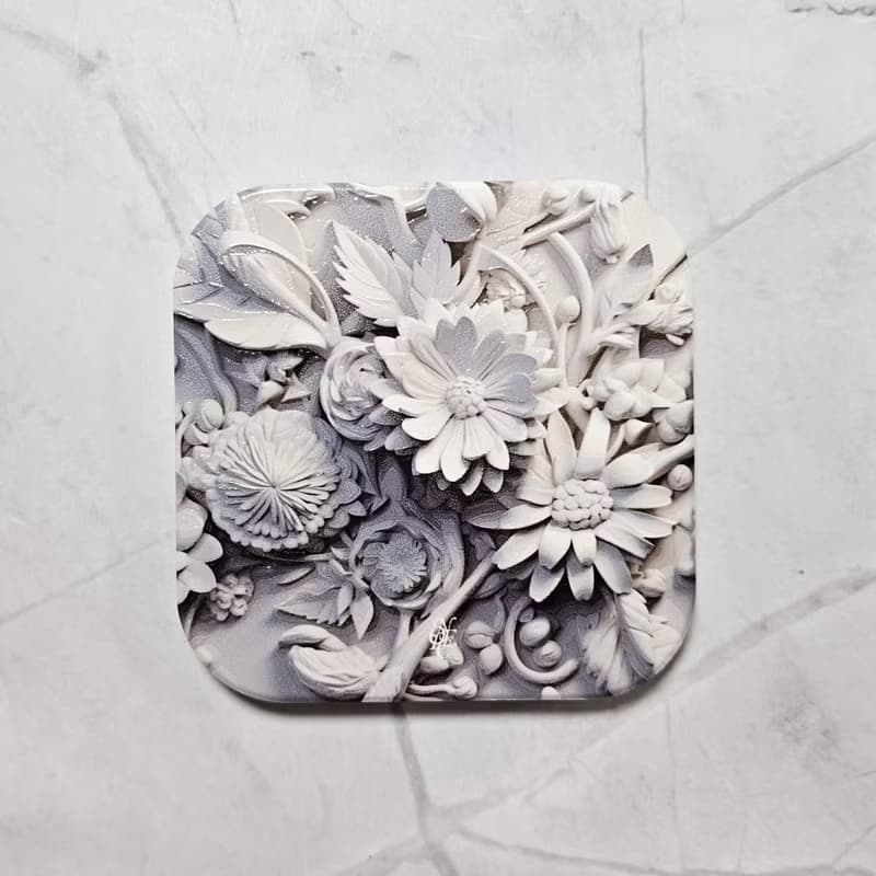 石之花-吸水陶瓷杯墊
