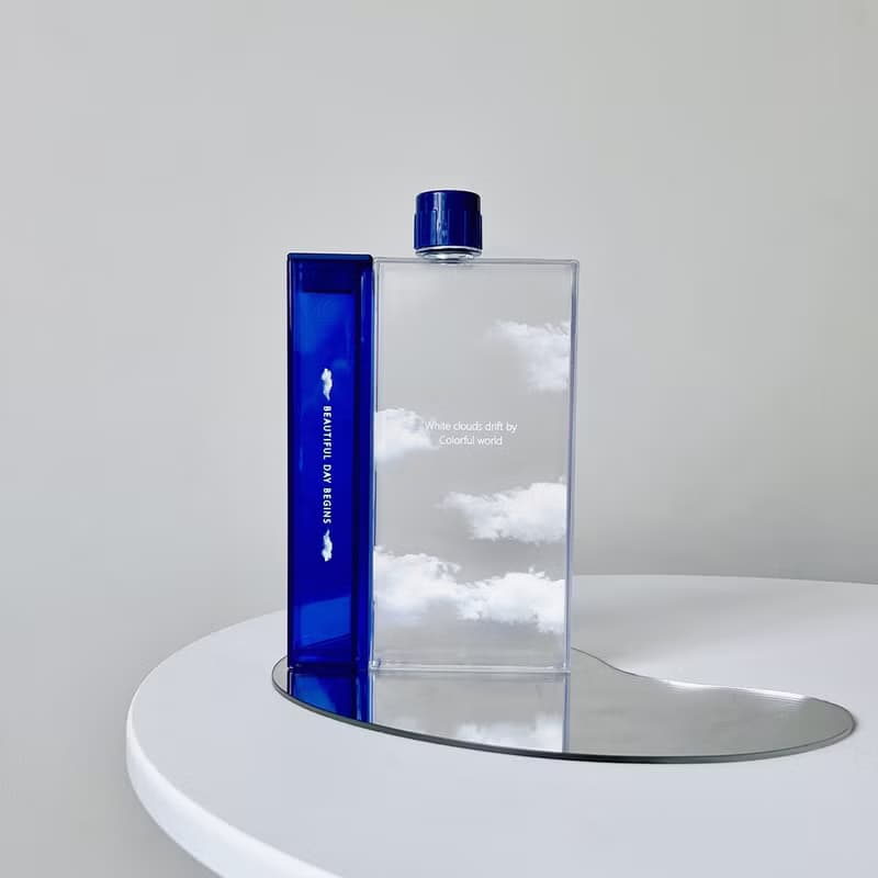 A5方形分體式冷水壺 扁扁的便攜水杯 -  太陽小星球