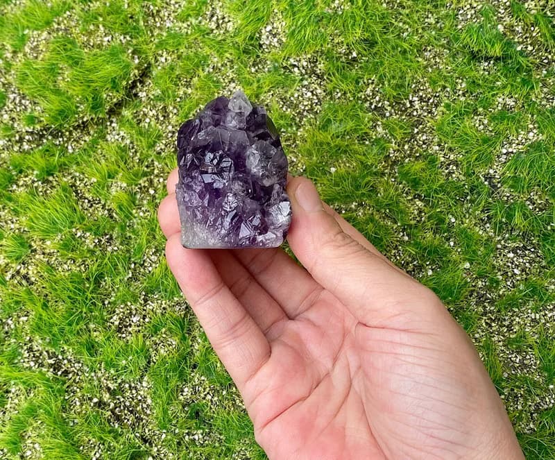天然紫晶鎮 紫水晶// 招財 療癒// 消磁淨化 辦公室開運 增智慧