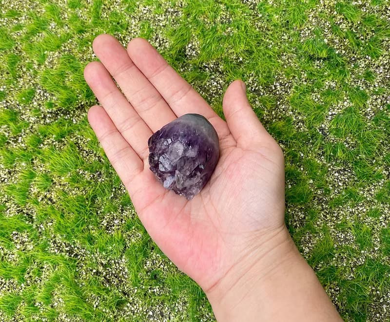 天然紫晶鎮 紫水晶// 招財 療癒// 消磁淨化 辦公室開運 增智慧
