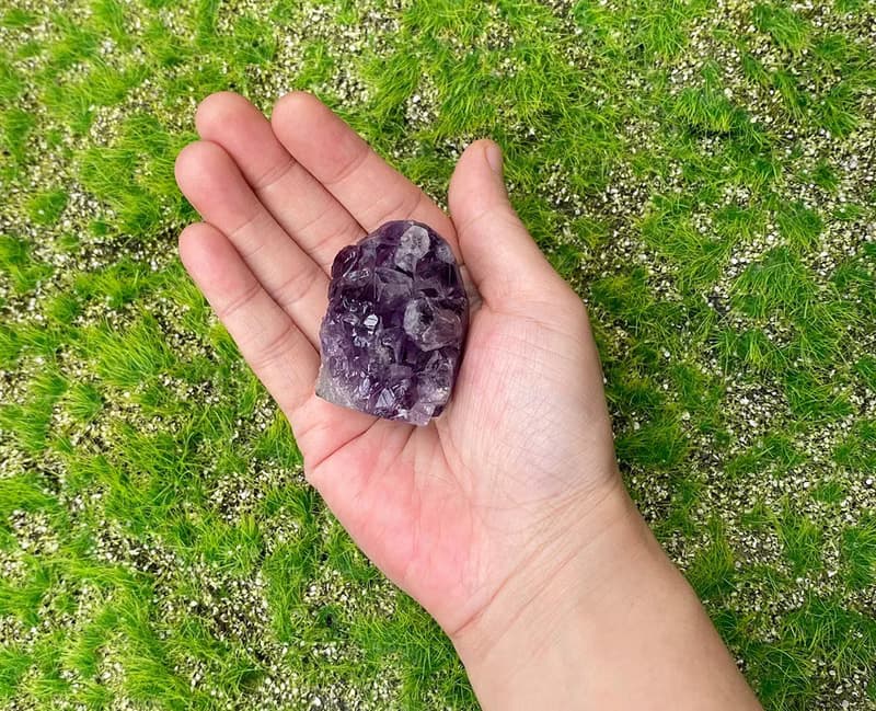 天然紫晶鎮 紫水晶// 招財 療癒// 消磁淨化 辦公室開運 增智慧