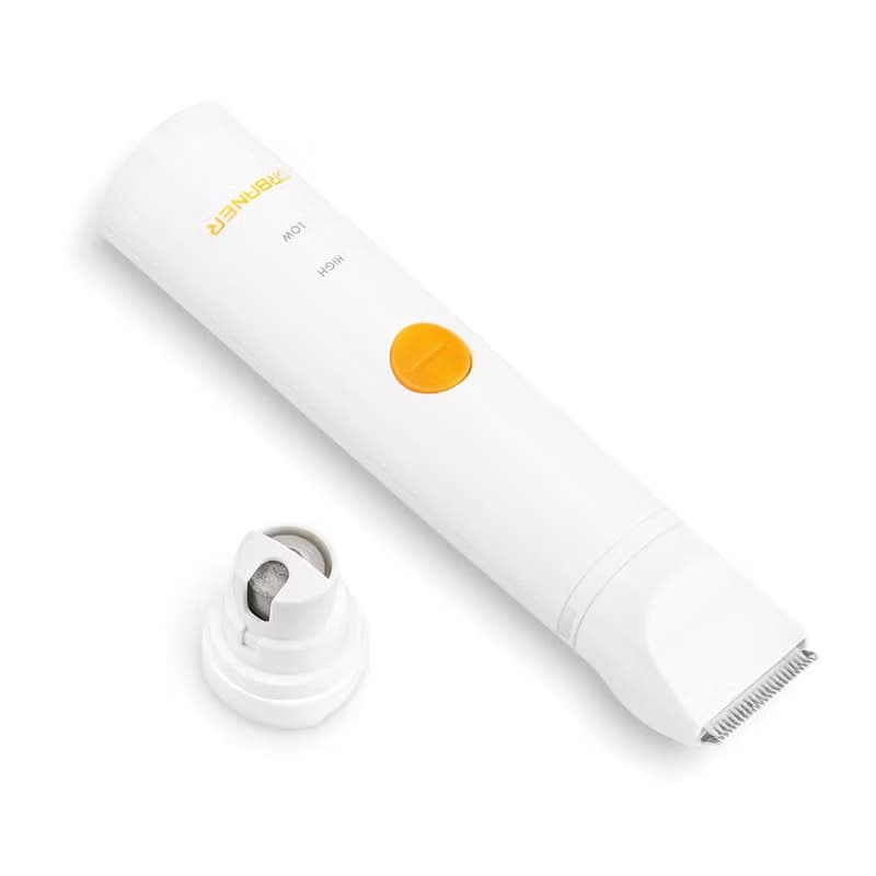 ( 腳底毛小電剪+磨甲器 ) MB-024 奧本防水二合一寵物修剪器