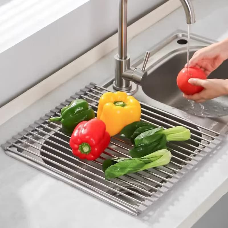 diseno 多功能不銹鋼瀝水架