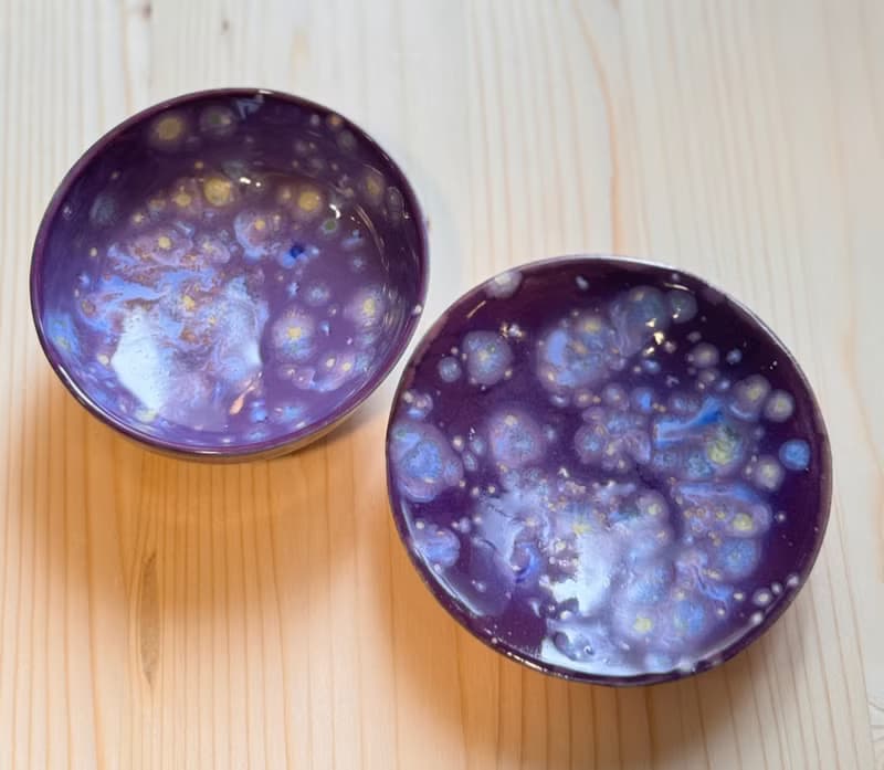 紫花星空 小碗、小碟、中盤