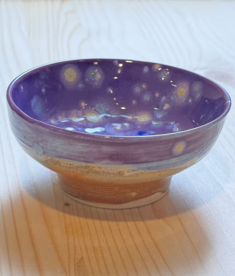紫花星空 小碗、小碟、中盤