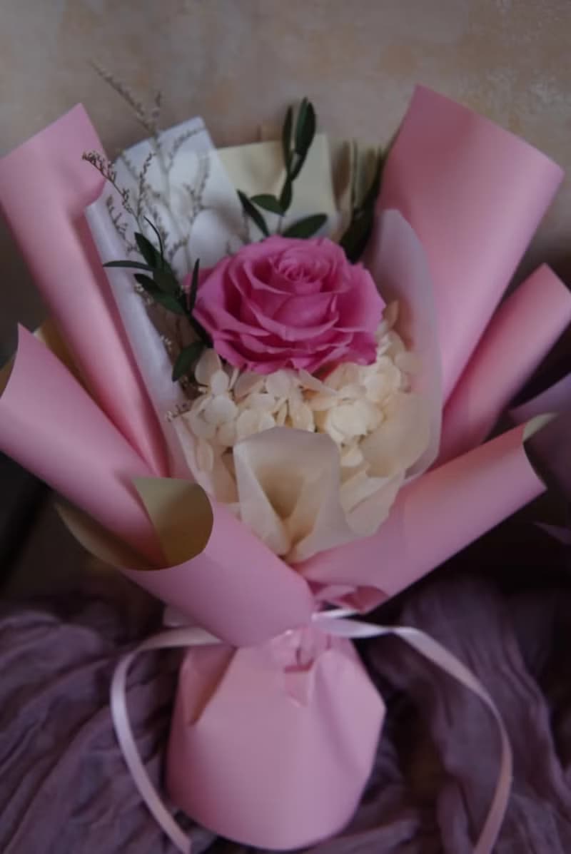 情人節永生花束 新張優惠  快速出貨 小花束 捧花禮 永生花束