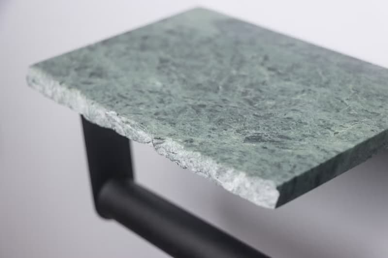 【限量商品】大理石自然面紙巾架 台灣蛇紋石